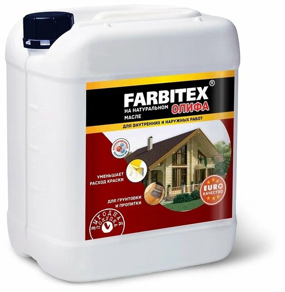 Олифа 5л FARBITEX